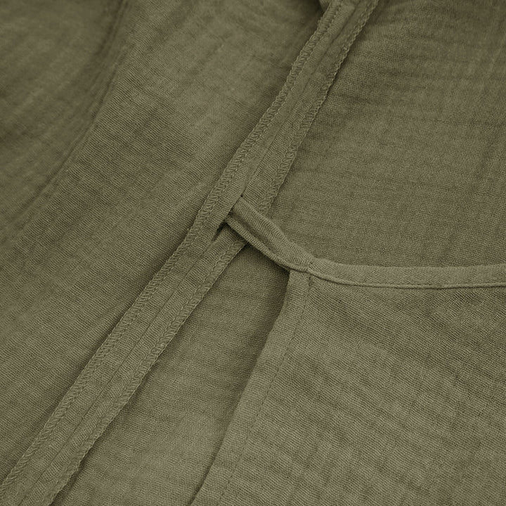 Damen-Maxikleid aus Baumwolle mit V-Ausschnitt und Spaghettiträgern