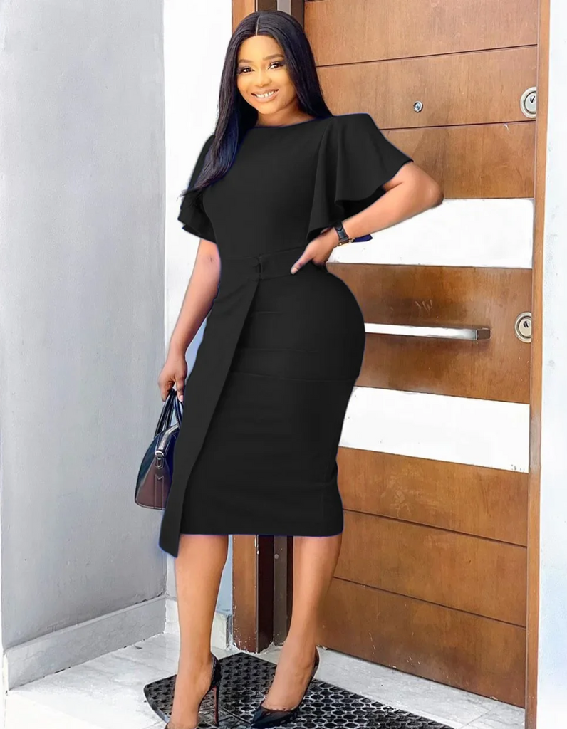 WW | Elegante Kleid Hochzeitsgast Midi