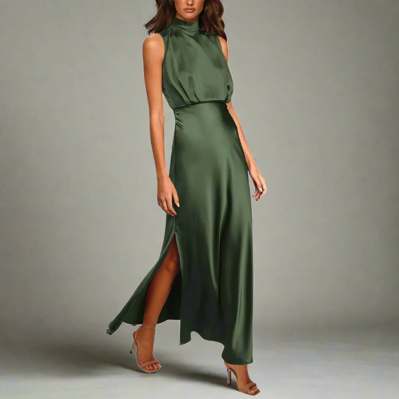 WW | Neckholder Kleid Festlich Maxi