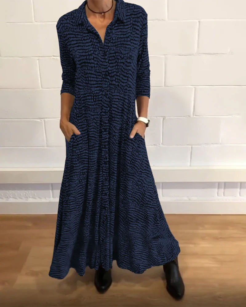 WW | Maxi Schwarz Kleid Elegant Stilvoll