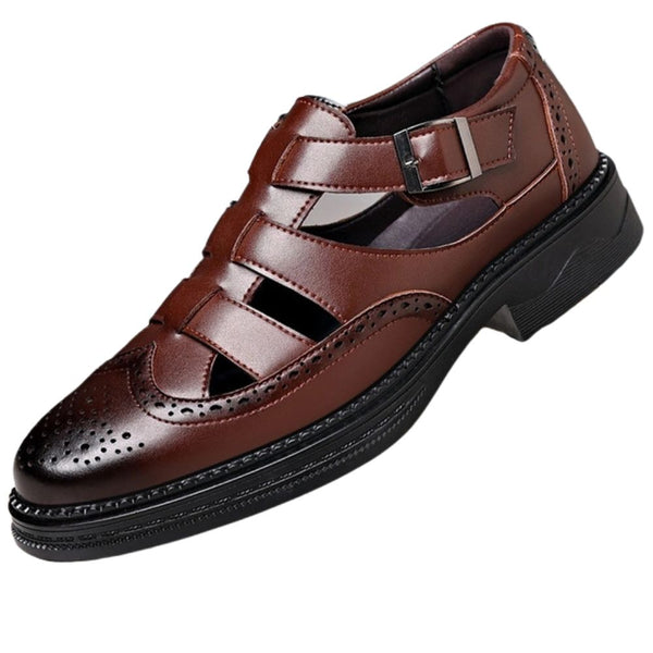 WW | Sommerliche Herrensandalen Aus Leder