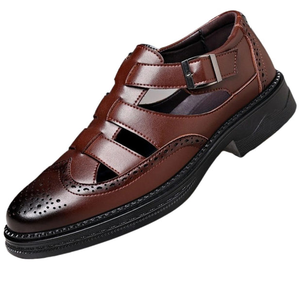 WW | Sommerliche Herrensandalen Aus Leder
