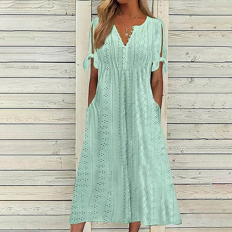 W&W Mode | Elegante Sommerkleid Midi