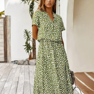 WW | Elegantes Vintage Midi Kleid Für Damen Für Den Sommer