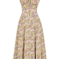 WW | Sommerliches Midi Kleid Mit Trägern & Schlitz Luftig, Elegant & Perfekt Für Warme Tage