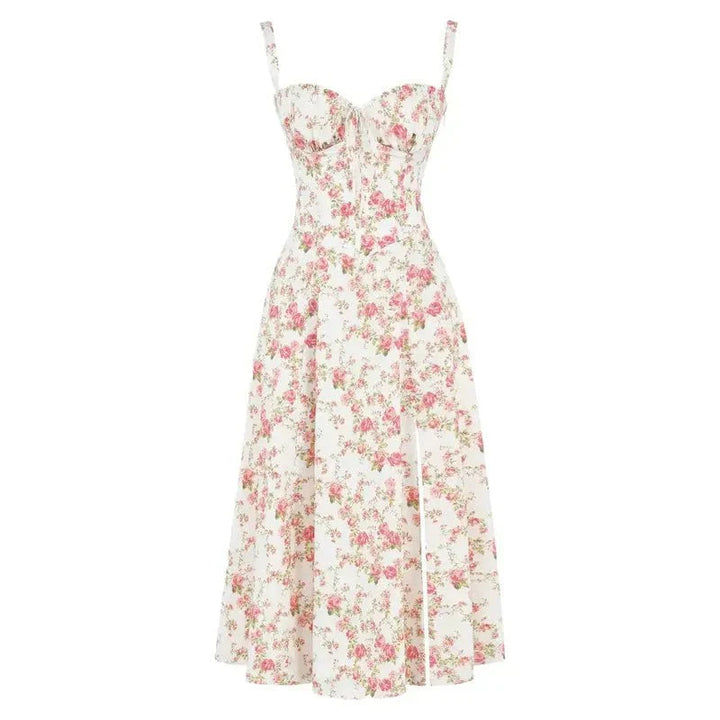 W&W Mode | Sommerliches Midi Kleid Mit Trägern & Schlitz Luftig, Elegant & Perfekt Für Warme Tage