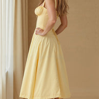 WW | Sommerliches Midi Kleid Mit Trägern & Schlitz Luftig, Elegant & Perfekt Für Warme Tage