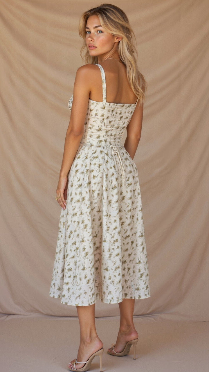 W&W Mode | Sommerliches Midi Kleid Mit Trägern & Schlitz Luftig, Elegant & Perfekt Für Warme Tage