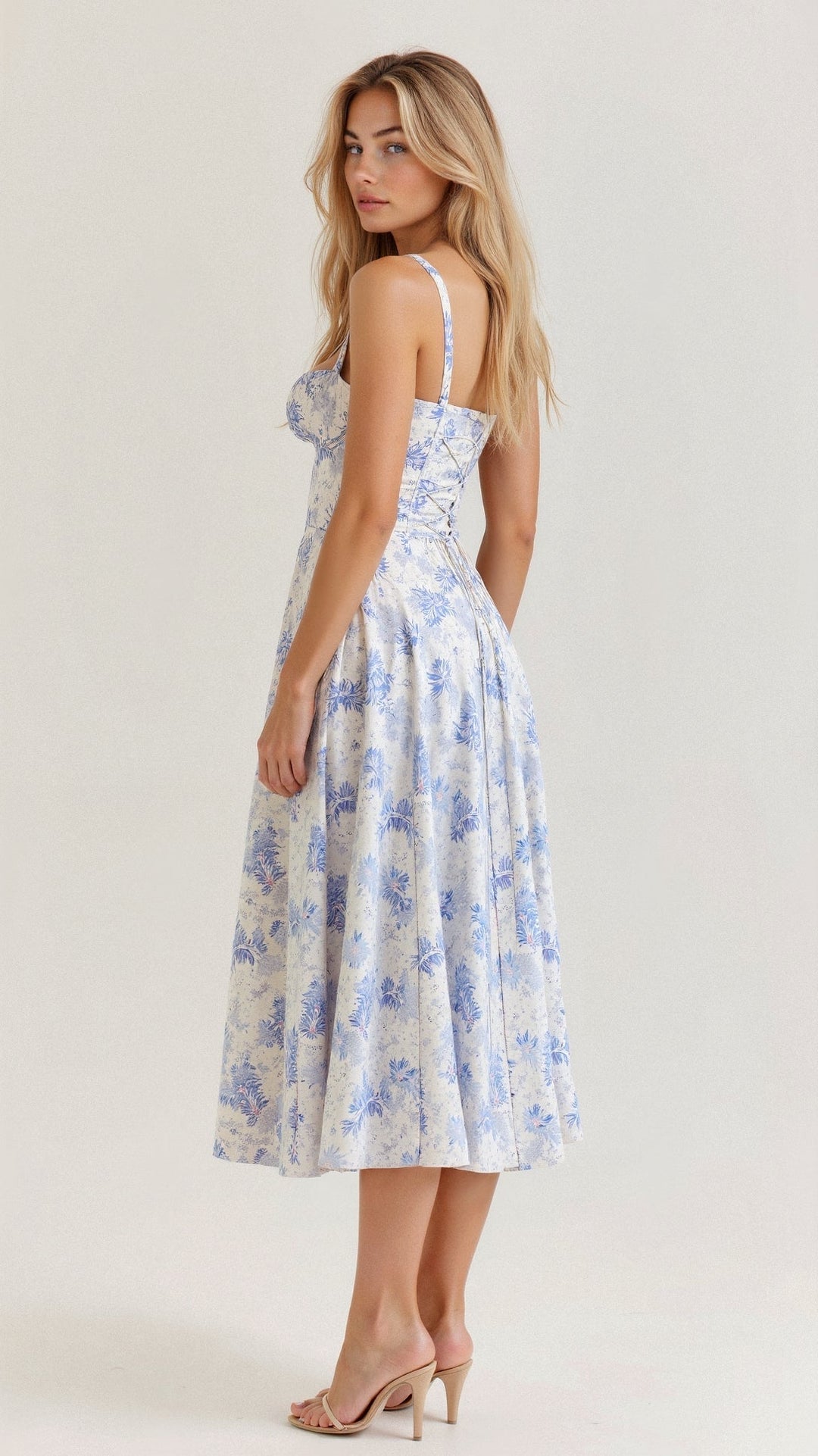W&W Mode | Sommerliches Midi Kleid Mit Trägern & Schlitz Luftig, Elegant & Perfekt Für Warme Tage