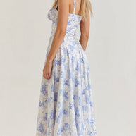 WW | Sommerliches Midi Kleid Mit Trägern & Schlitz Luftig, Elegant & Perfekt Für Warme Tage