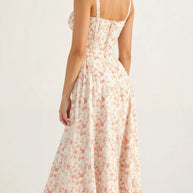 WW | Sommerliches Midi Kleid Mit Trägern & Schlitz Luftig, Elegant & Perfekt Für Warme Tage