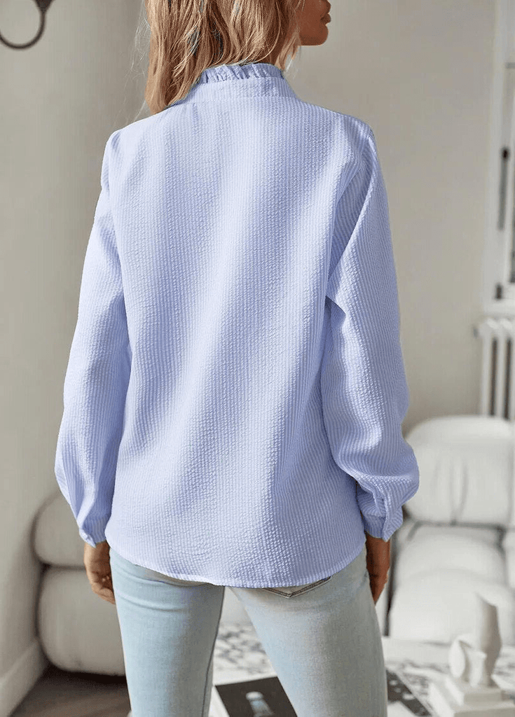 WW | Bluse Damen Schick & Elegant Moderne Details Polyester