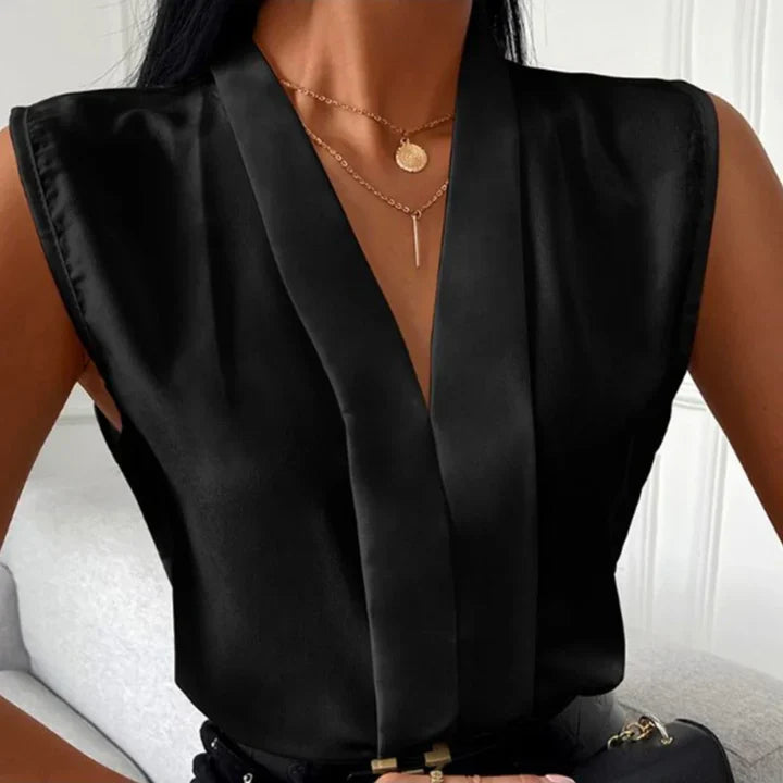 WW | Ärmelose Bluse Aus Lightweight Baumwolle Für Damen