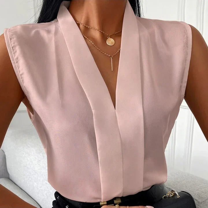 WW | Ärmelose Bluse Aus Lightweight Baumwolle Für Damen