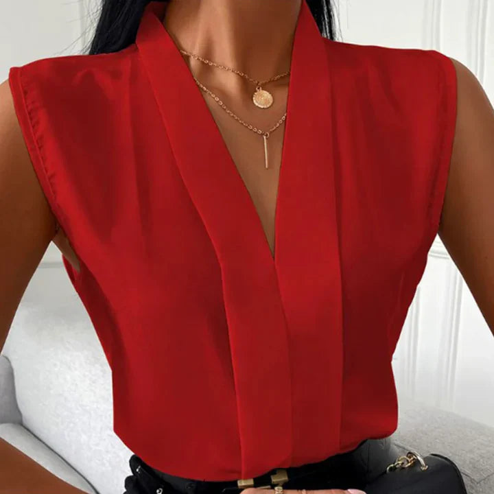 WW | Ärmelose Bluse Aus Lightweight Baumwolle Für Damen