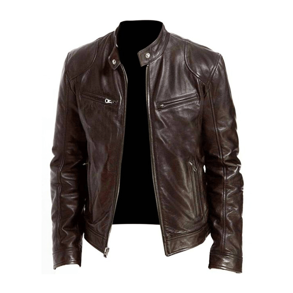 W&W Mode | Lederjacke Für Herren Klassisches Design & Komfortabel