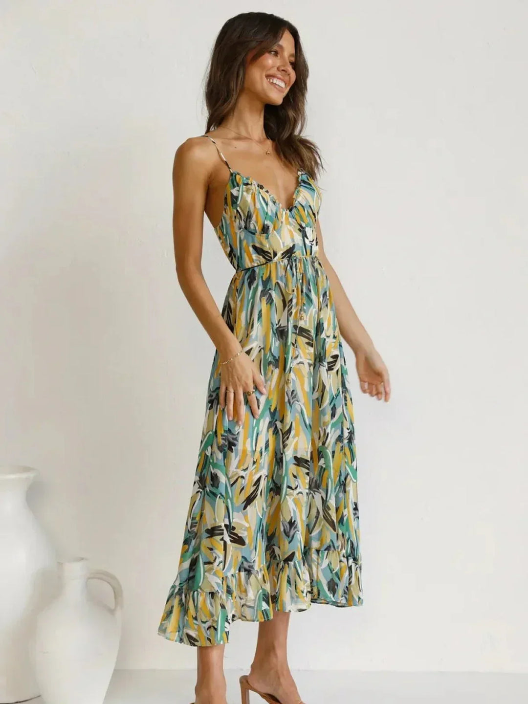 Serena™ - Buntes Midi-Kleid