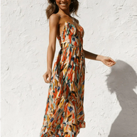 Serena™ - Buntes Midi-Kleid