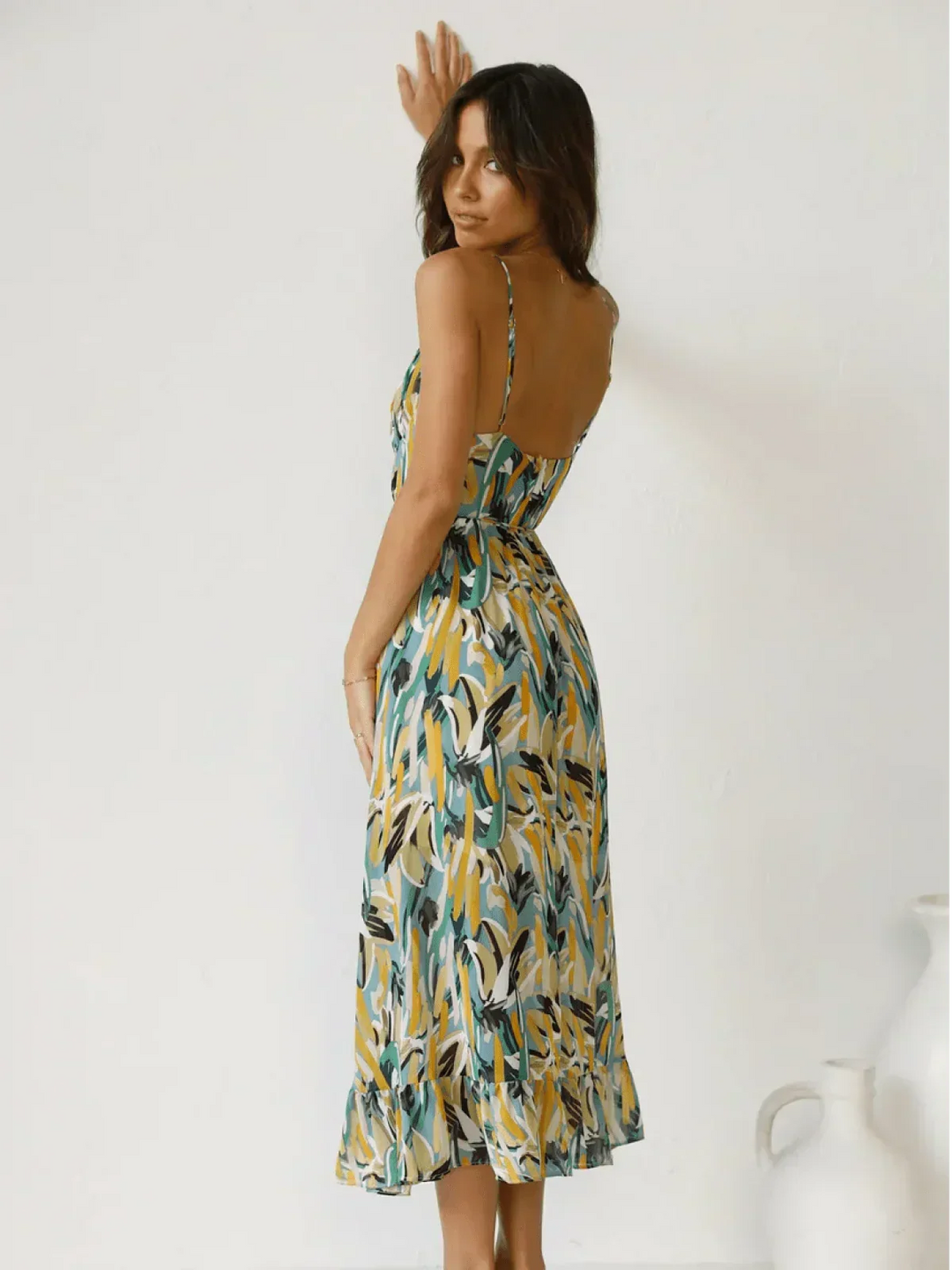 Serena™ - Buntes Midi-Kleid