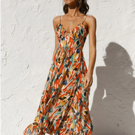 Serena™ - Buntes Midi-Kleid