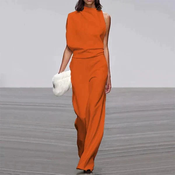 W&W Mode | Sonnenkuss: Oranger Eleganz Overall