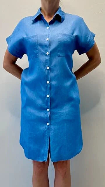 WW | Stilvolles Hemdblusenkleid mit Baumwollfutter