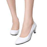 WW | Retro High Heel Weiß