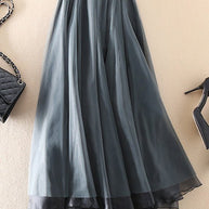 WW | Französischer Patchwork-Tüllrock – Eleganter Midi-Rock für Damen