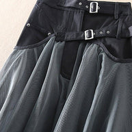 Französisch Patchwork Tüllrock