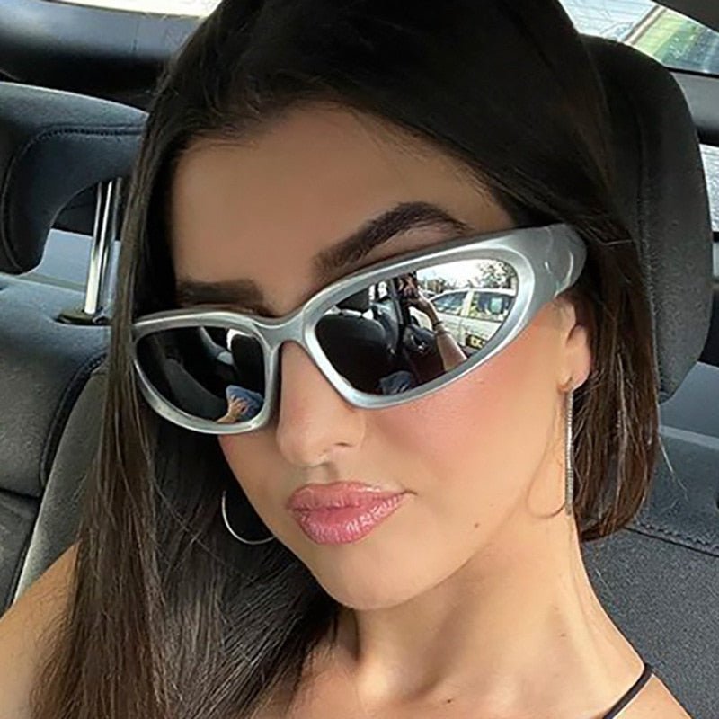 Damen Punk-Sonnenbrille