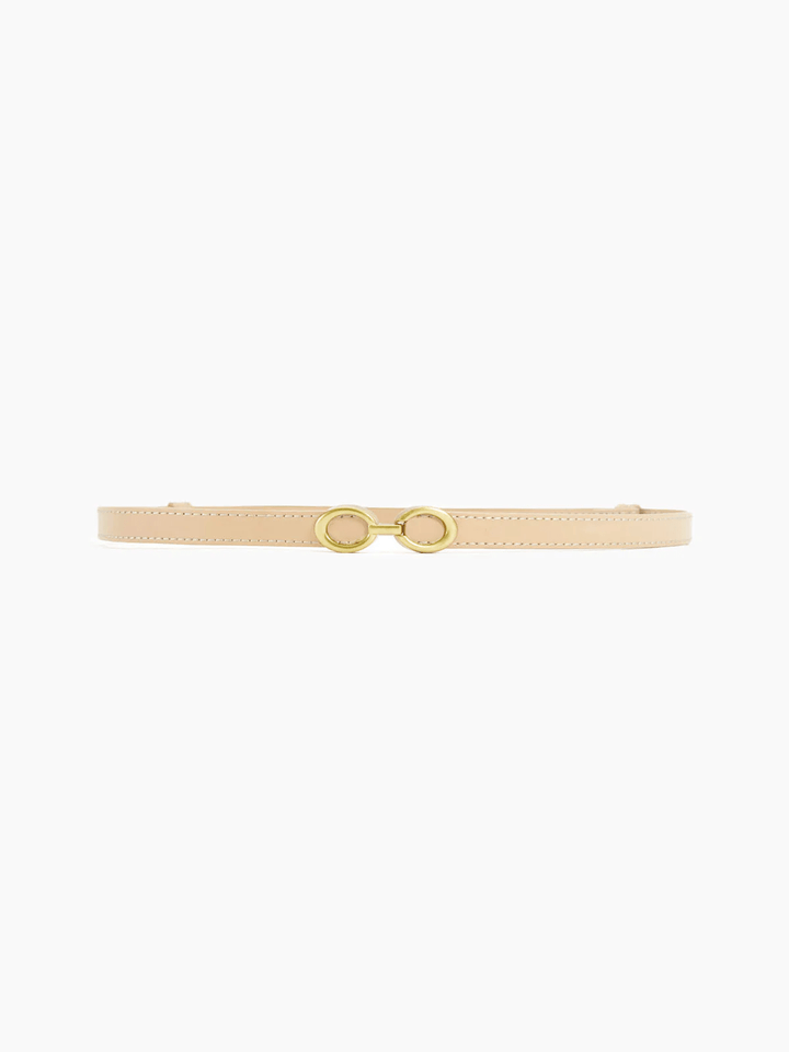 W&W Mode | Elegante Damen Gürtel Schmaler Leder Gürtel Mit Ringverschluss