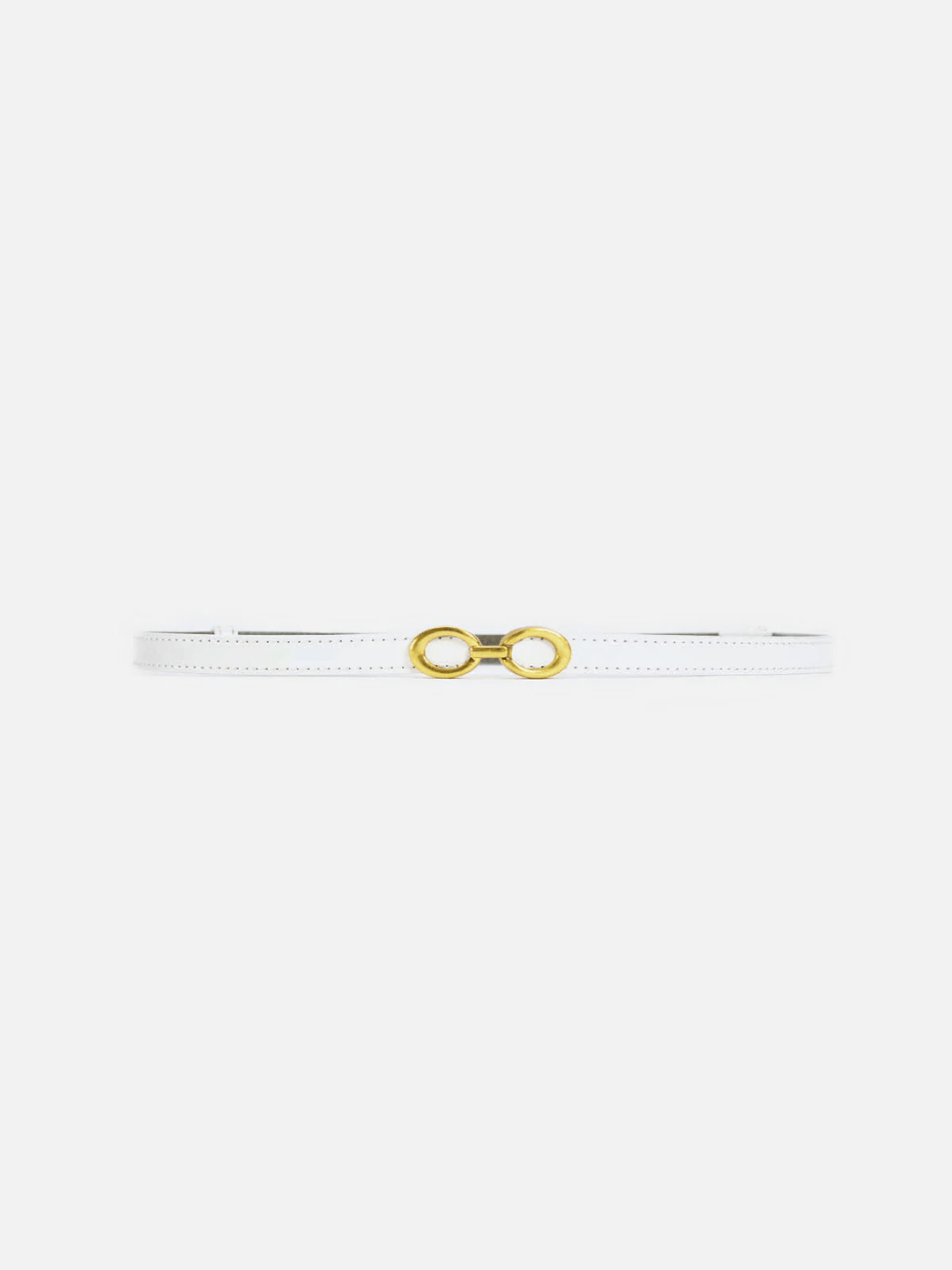 W&W Mode | Elegante Damen Gürtel Schmaler Leder Gürtel Mit Ringverschluss