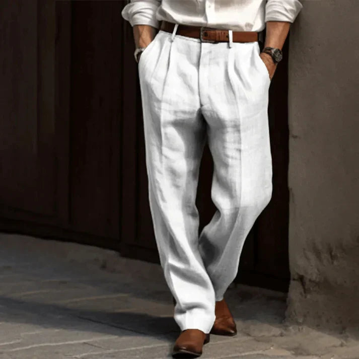 WW | Elegante Gerade Geschnittene Hose Für Männer