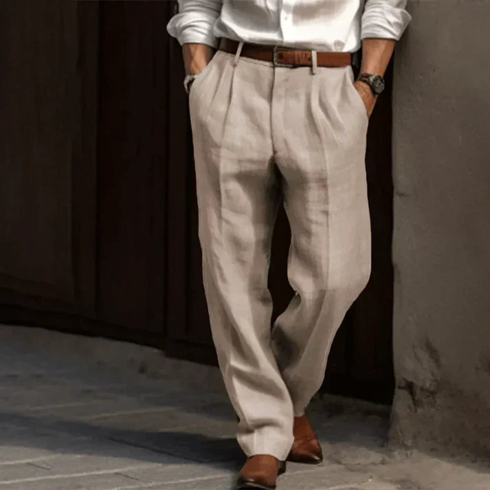 W&W Mode | Elegante Gerade Geschnittene Hose Für Männer