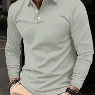 WW | Herren Poloshirt Langarm Klassisch