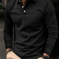 WW | Herren Poloshirt Langarm Klassisch
