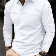 WW | Herren Poloshirt Langarm Klassisch