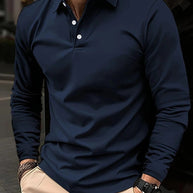 WW | Herren Poloshirt Langarm Klassisch