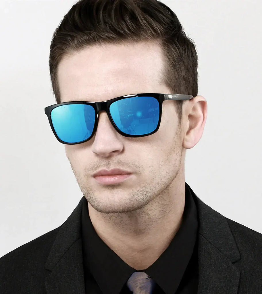 WW | Spiegelglas Sonnenbrille Für Herren Trendy & Vielseitig