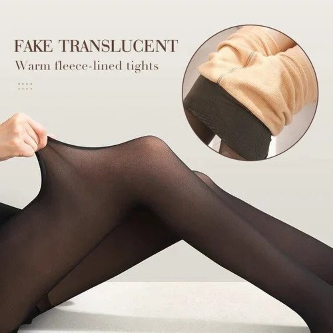 W&W Mode | Warme Superstretch Plüschstrumpfhose