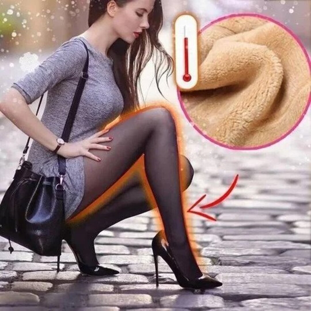 W&W Mode | Warme Superstretch Plüschstrumpfhose