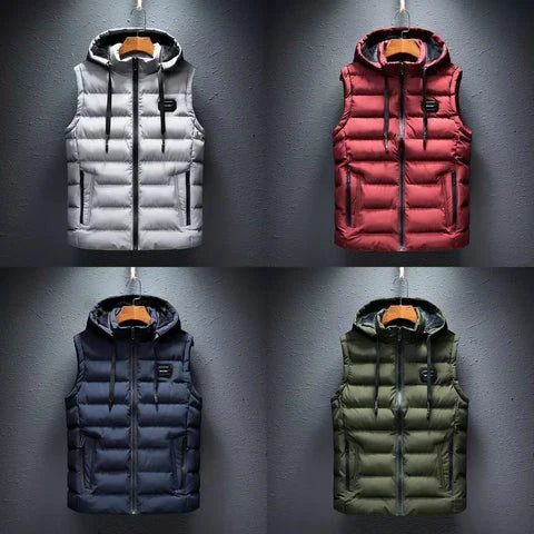 W&W Mode | gesteppte Outdoor Hoodie Weste