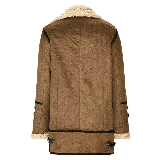warme, kuschelig gefütterte Jacketerte Damenjacke