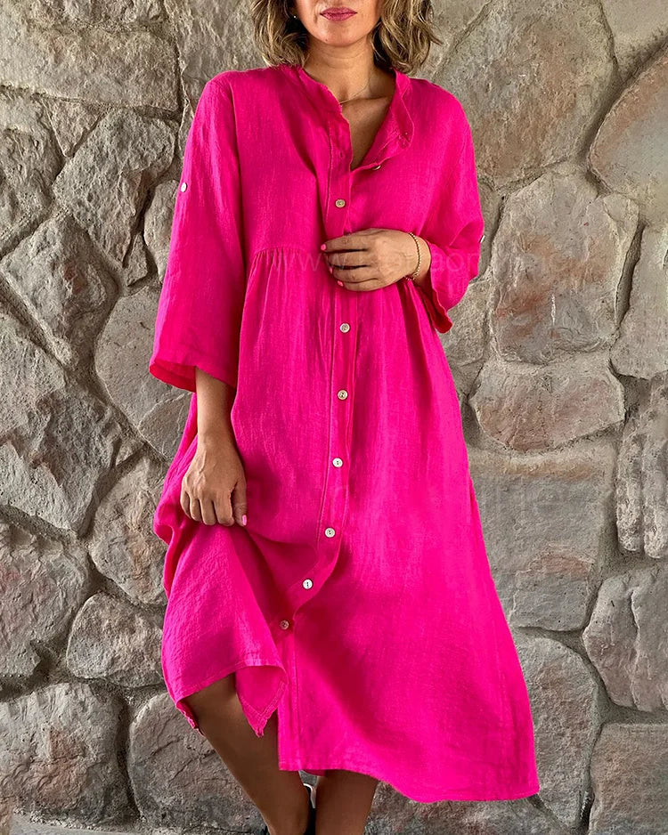 WW | Bunte Sommerkleidung Im Hemdkleid Design