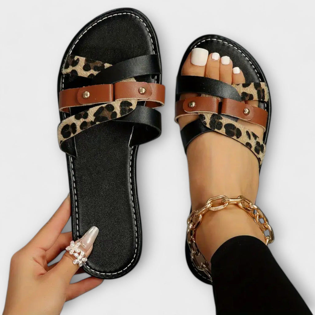 WW | Leopardenmuster Sandalen