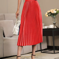 WW | Elegante A-linie Gefalteter Rock