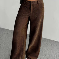 WW | Cordhose Mit Weitem Bein Für Frauen
