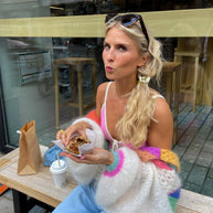 WW | Gestreifter Offener Pullover