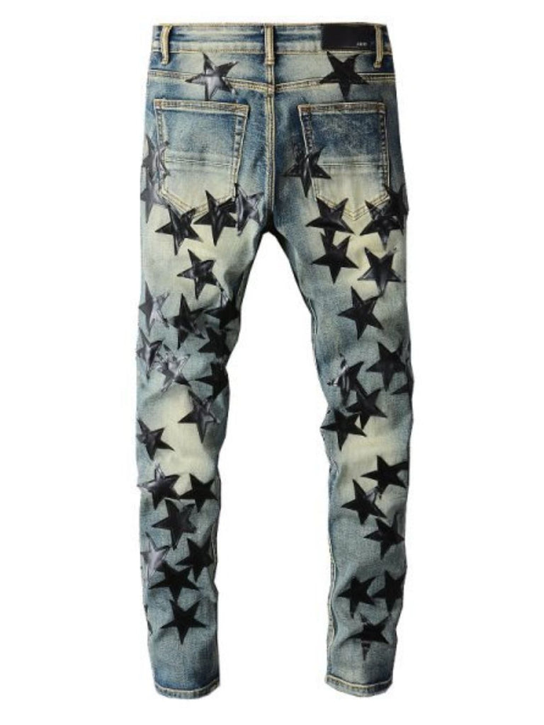 WW | Herren Gewaschene Star Slim Fit Jeans