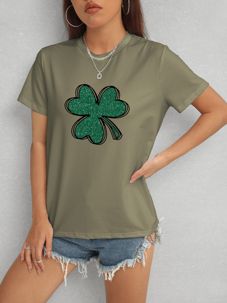 WW | Lucky Clover Rundhals T-Shirt